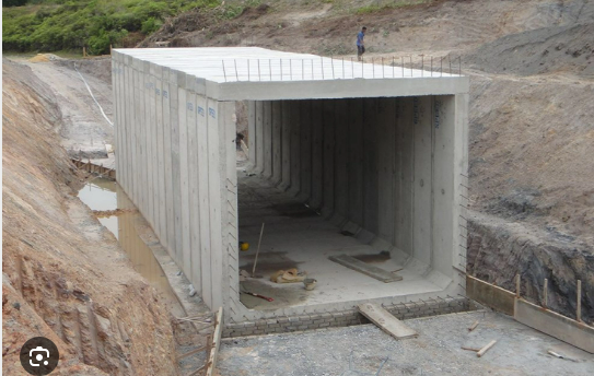 Reinforced concrete box culvert drainage structure